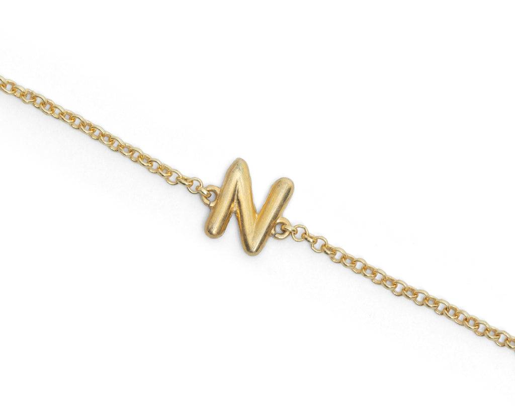 N Letter Bracelet