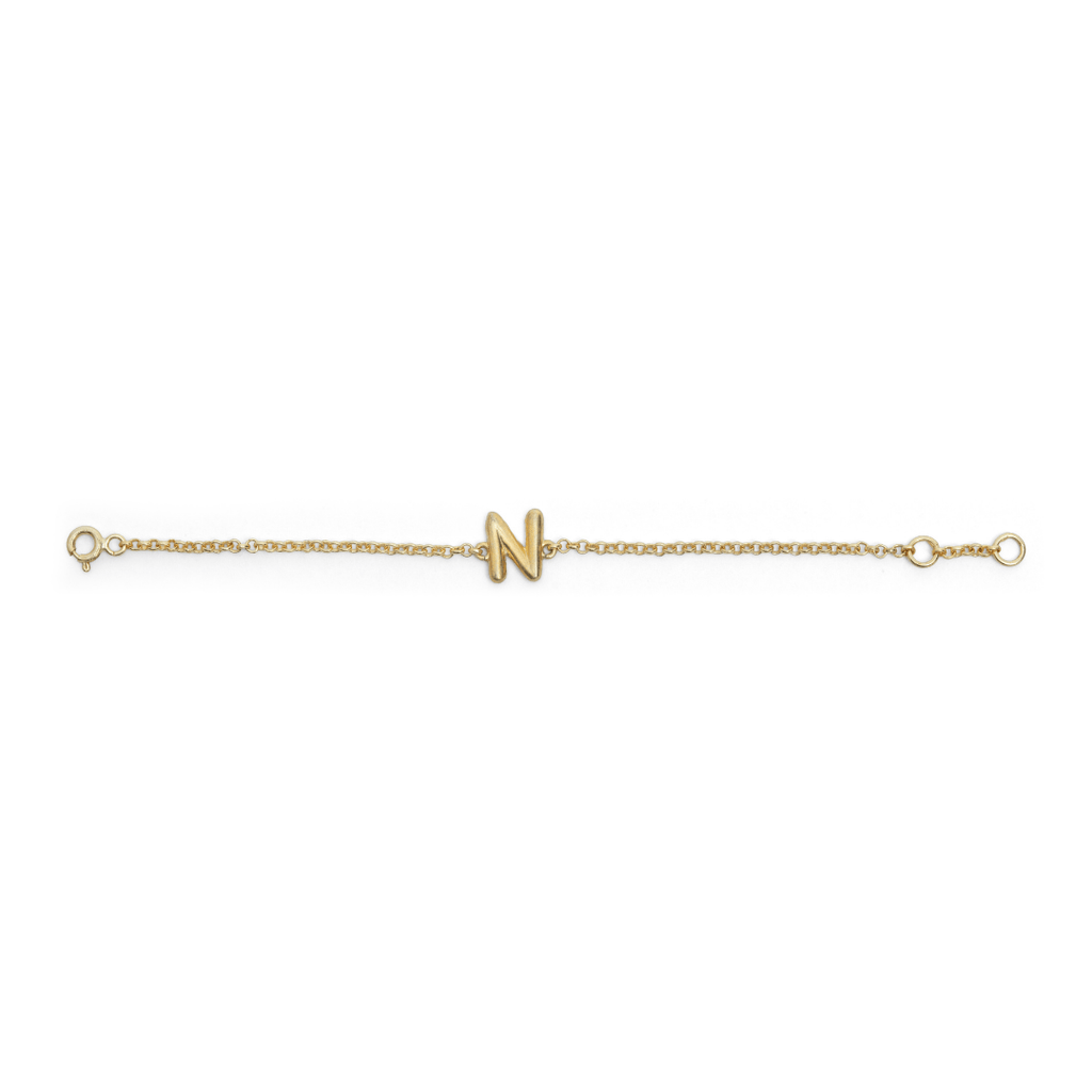 N Letter Bracelet