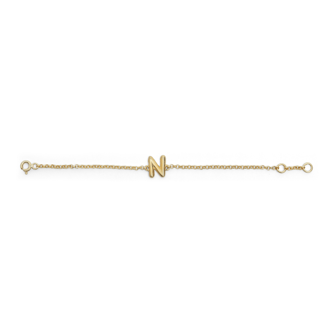 N Letter Bracelet